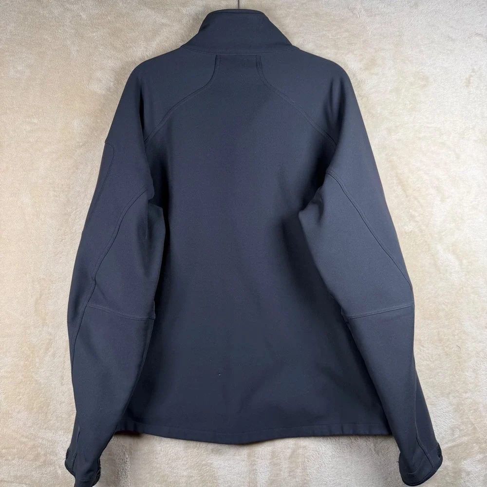 Marmot Men's XL‎ Softshell Jacket Fleece Lined Full Zip Outdoor Black Hiking